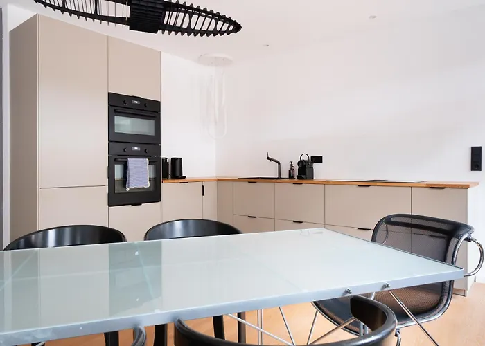 Apartament Aesthetische & Helle Design Apartments, Leipzig-altlindenau Lipsk