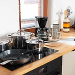 アパート Aesthetische & Helle Design Apartments, Leipzig-altlindenau ライプツィヒ