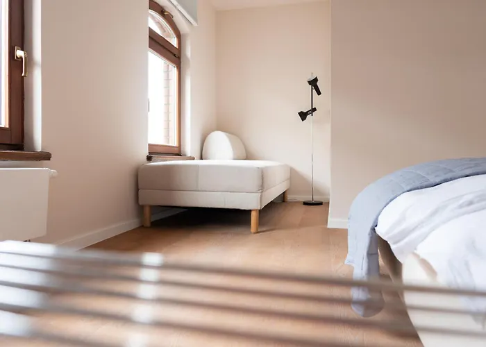 Aesthetische & Helle Design Apartments, Leipzig-altlindenau 莱比锡