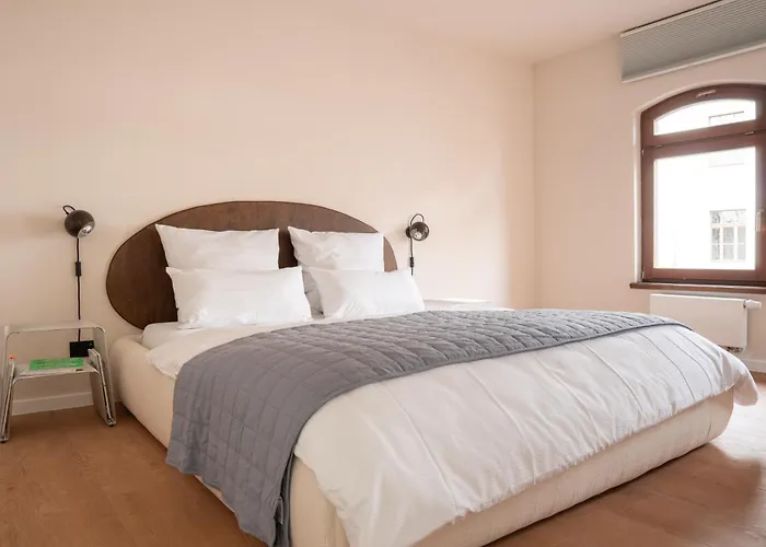 Aesthetische & Helle Design Apartments, Leipzig-altlindenau 莱比锡