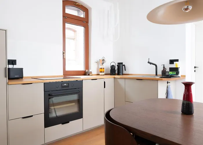 ästhetische&helle Design Apartments, Leipzig-altlindenau