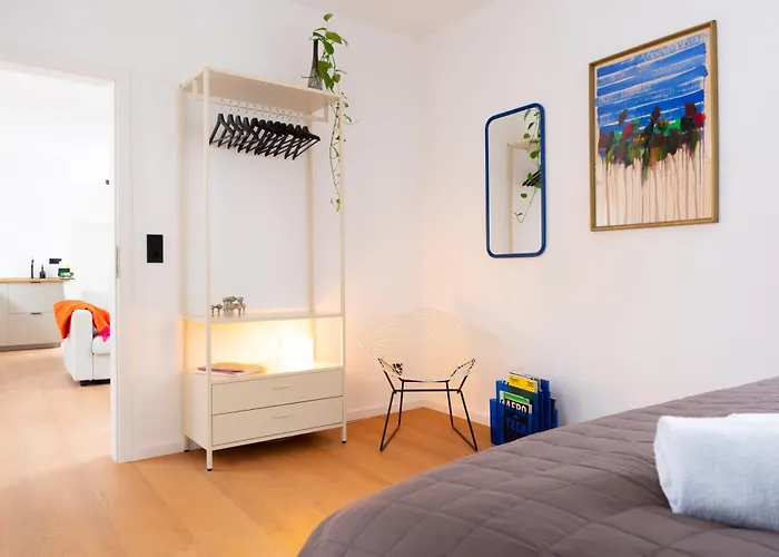 Aesthetische & Helle Design Apartments, Leipzig-altlindenau 莱比锡