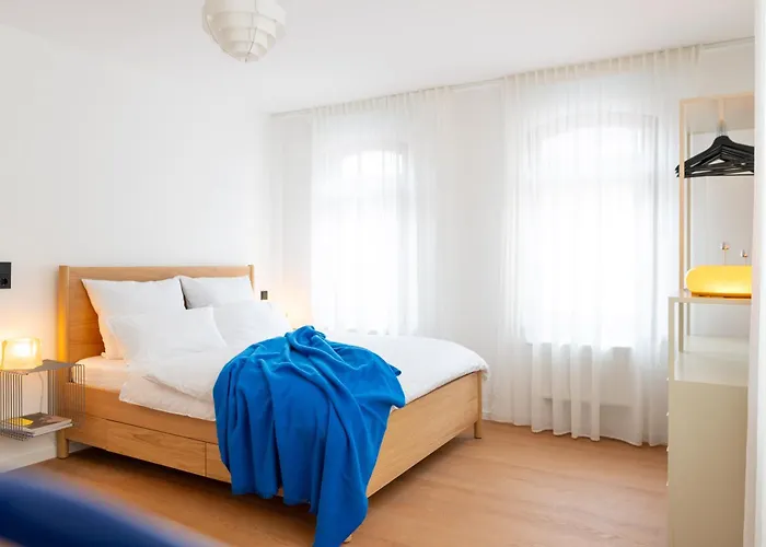 Aesthetische & Helle Design Apartments, Leipzig-altlindenau 公寓 莱比锡